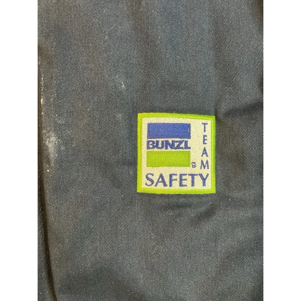 Vintage Carhartt Jacket Adult Mens Size MD Blue Canvas Workwear Embroidered Logo
